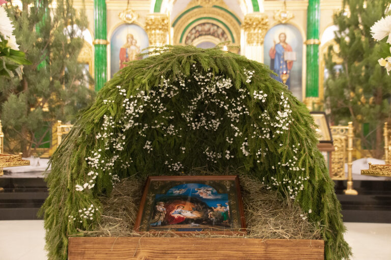 В мужском монастыре «Нило-Столобенская пустынь» встретили праздник Рождества Христова